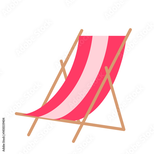 Illustration of a Beach Chair