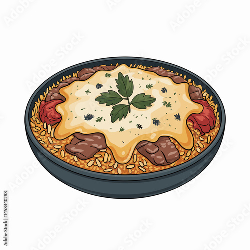 Doria Japanese Baked Rice Gratin with Cheese