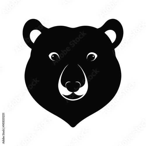 panda head vector