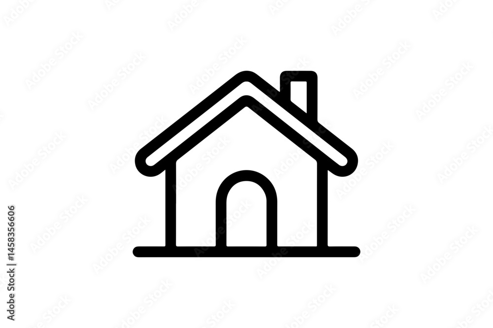 Simple house icon Simple house icon