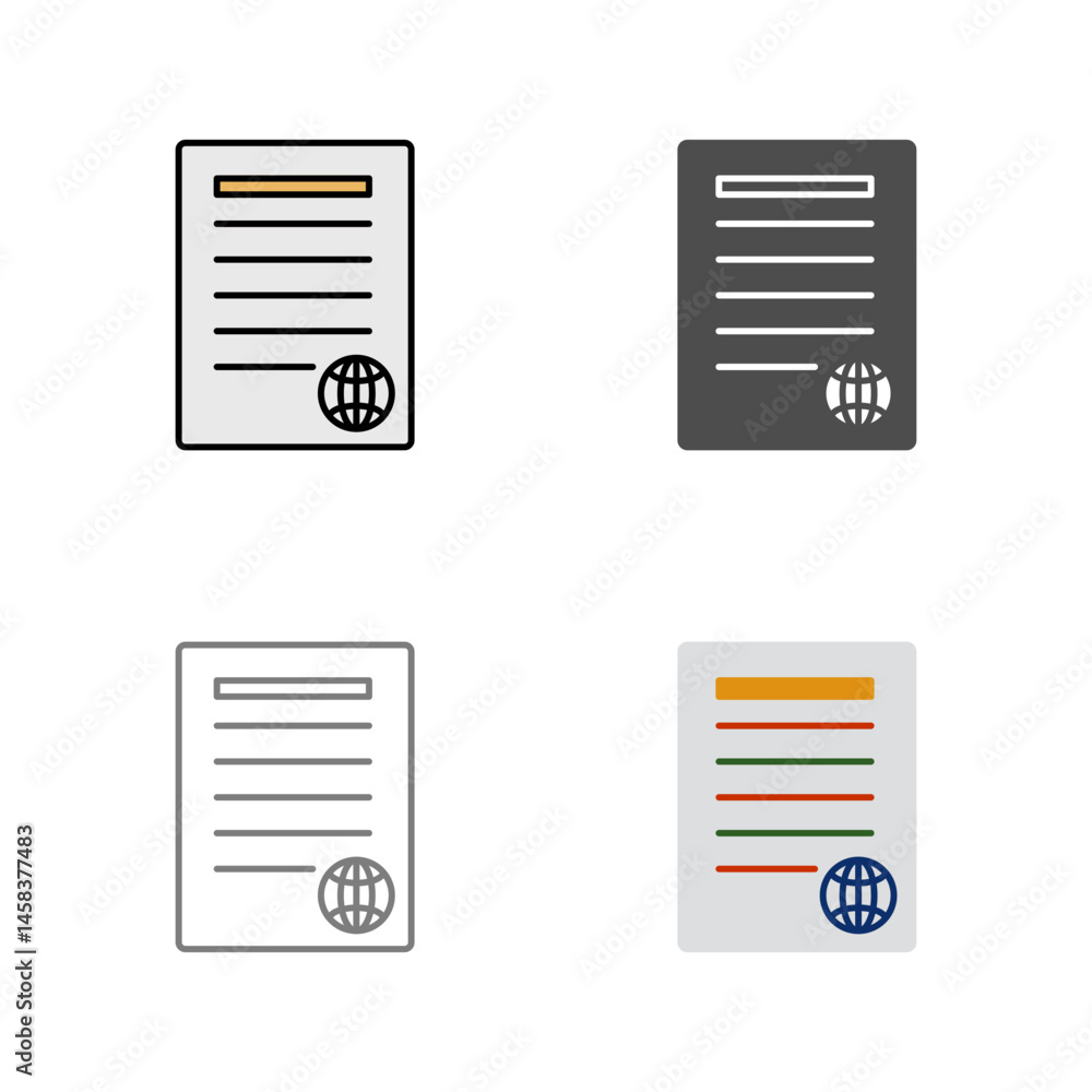 Unique Press Releases Vector Icon Unique Press Releases Vector Icon