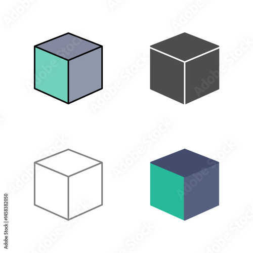 Cubic Design Vector Icon