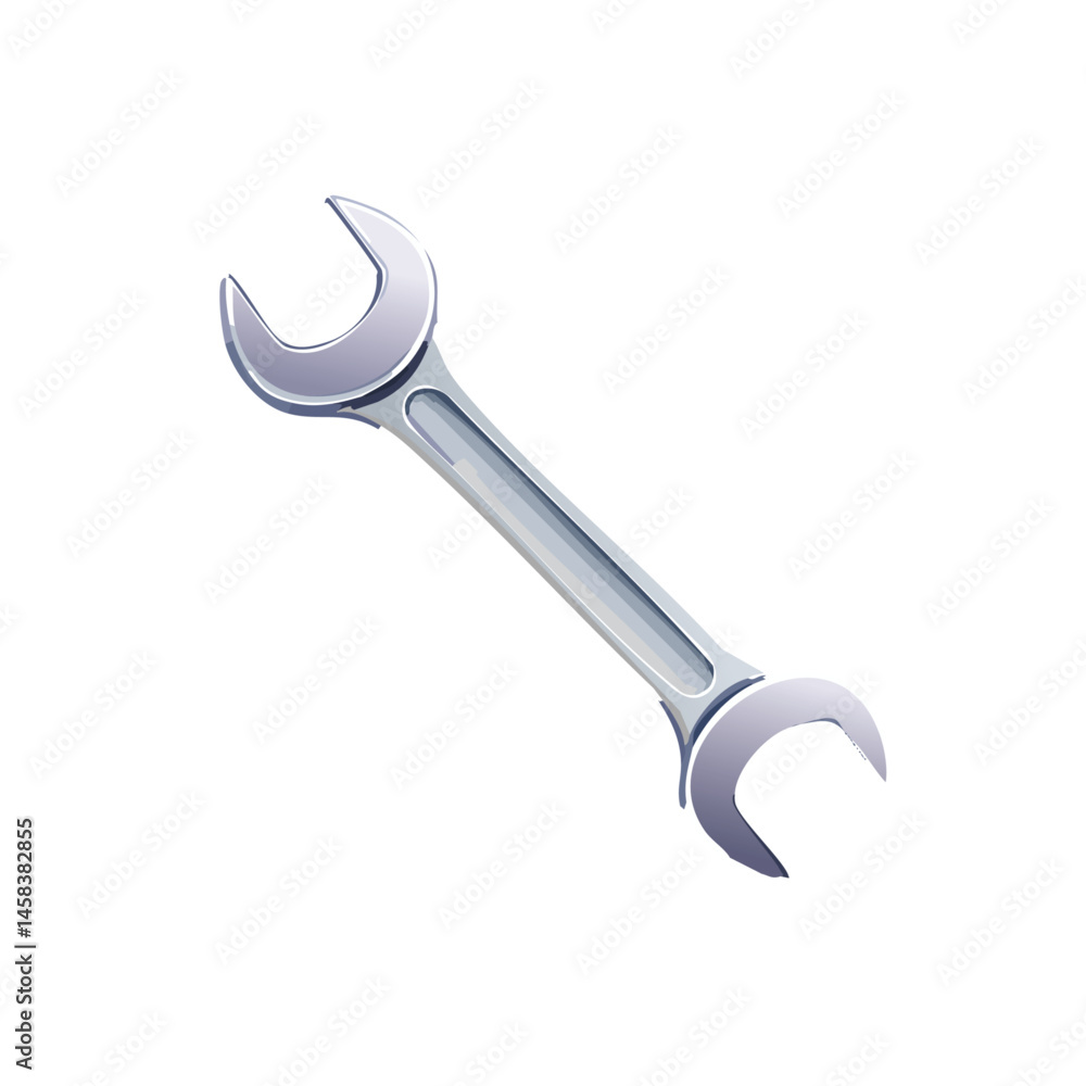 wrench isolated on white vector tool graphic design wrench isolated on white vector tool graphic design