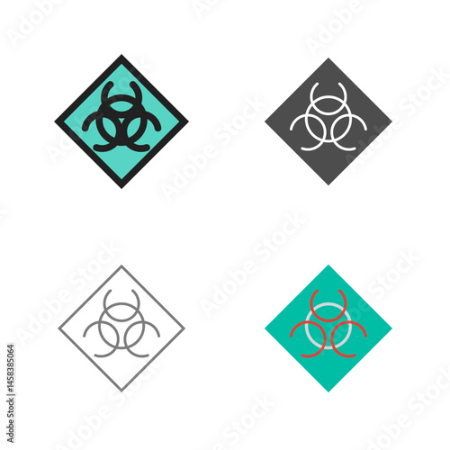 Biological Hazard Vector Icon