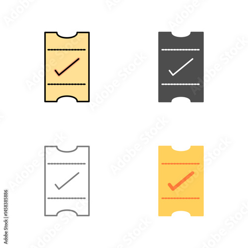 Passes Vector Icon