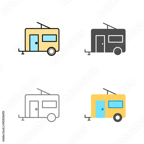 Trailer Vector Icon