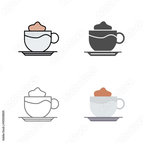 Latte Vector Icon