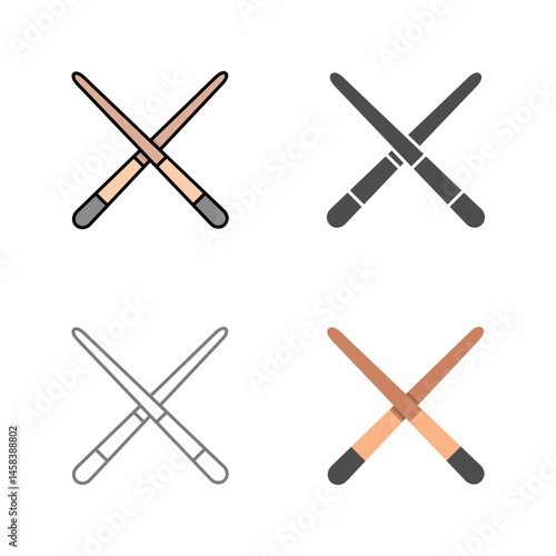 Pool Cue Vector Icon