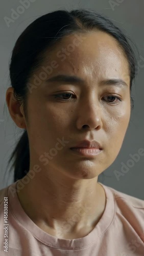 Portrait of a Person with a Neutral Expression