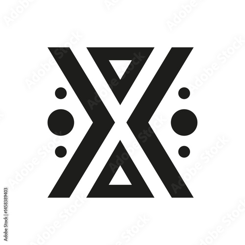 Aztec icon vector set. Aztec symbol illustration sign. Indian symbols.