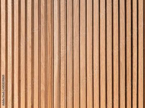 Photos Close up Brown Timber Battens Wall Background.
