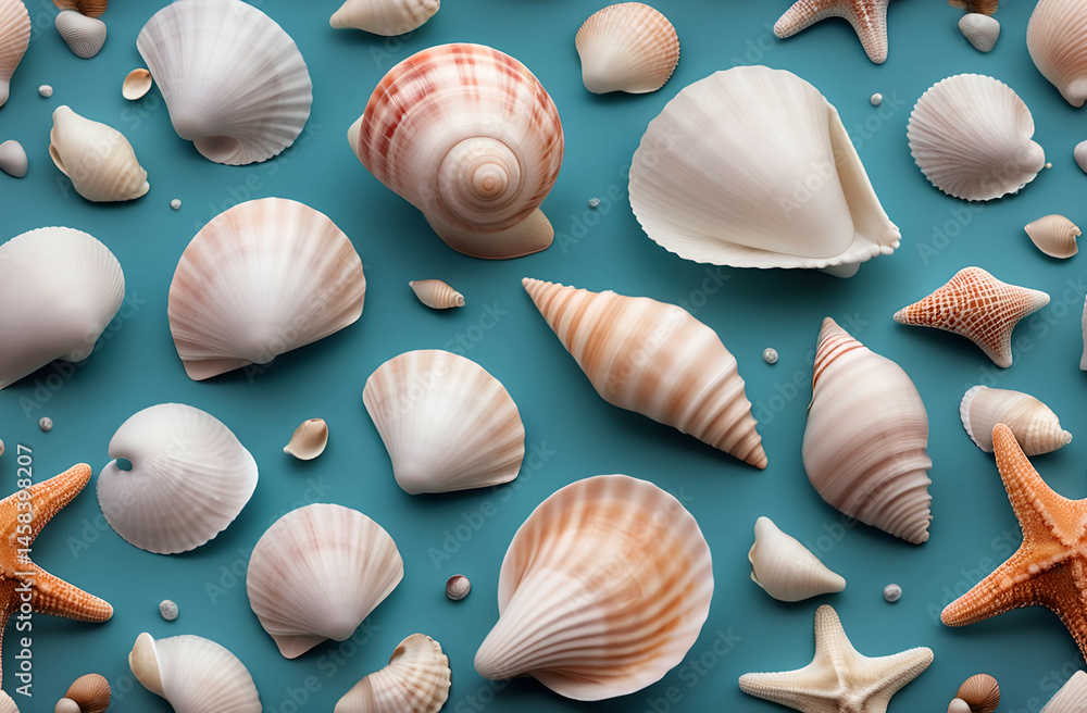 set of seashells set of seashells