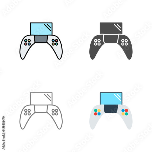 Unique Play Station Vector Icon