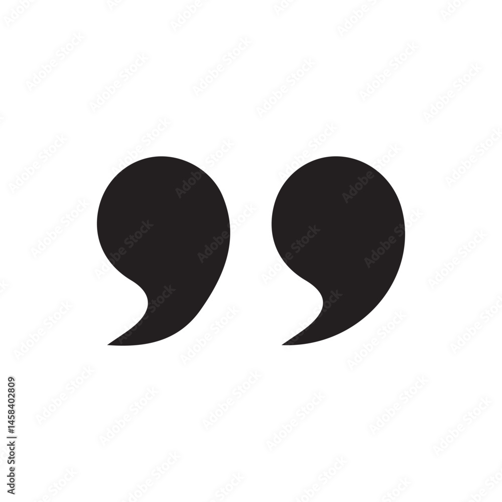 Black quotes icon collection.Vector quote sign.Citation. quote mark, black sign isolated on white background. Vector illustration eps 10. Black quotes icon collection.Vector quote sign.Citation. quote mark, black sign isolated on white background. Vector illustration eps 10.