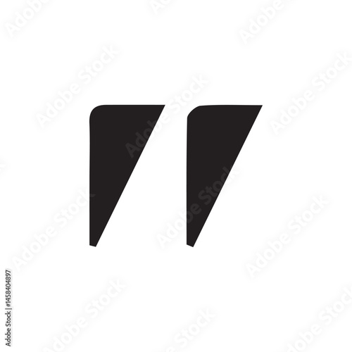 Free Download Vector black quote icon. Quotation signs isolated on white background. Talk bubble flat symbols. Vector illustration eps 10. - GFXLoad