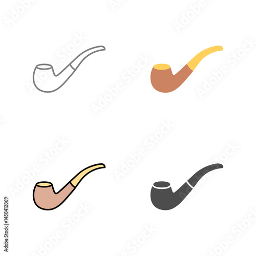 Smoking Pipe Vector Icon