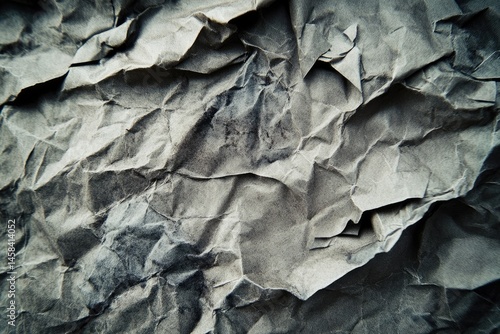 Wallpaper Mural Crumpled gray paper texture Torontodigital.ca