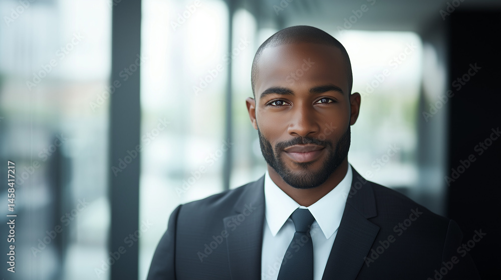 Confident businessman in formal attire, exuding professionalism and leadership in a minimalist setting. Confident businessman in formal attire, exuding professionalism and leadership in a minimalist setting.