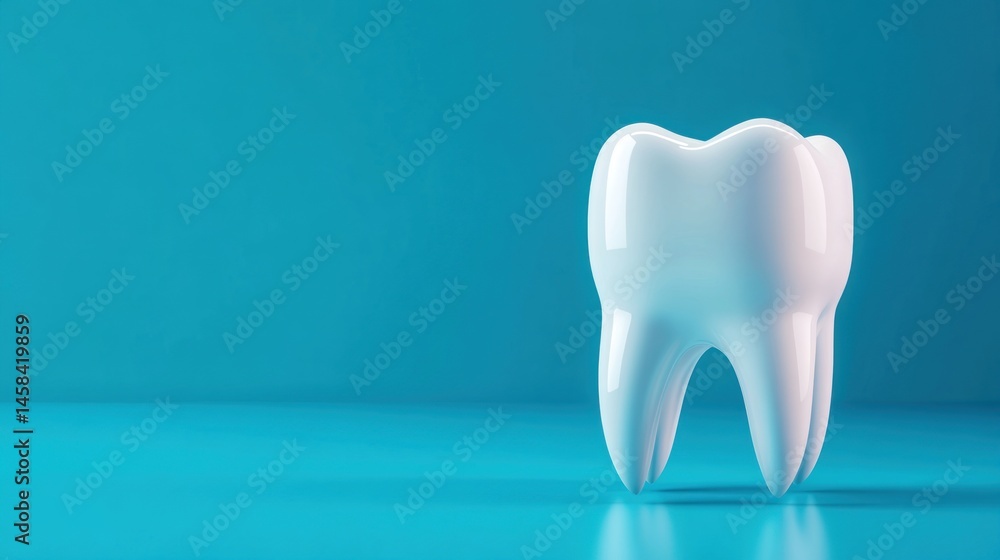 Healthy white tooth digital 3 d render medical healthcare image Healthy white tooth digital 3 d render medical healthcare image