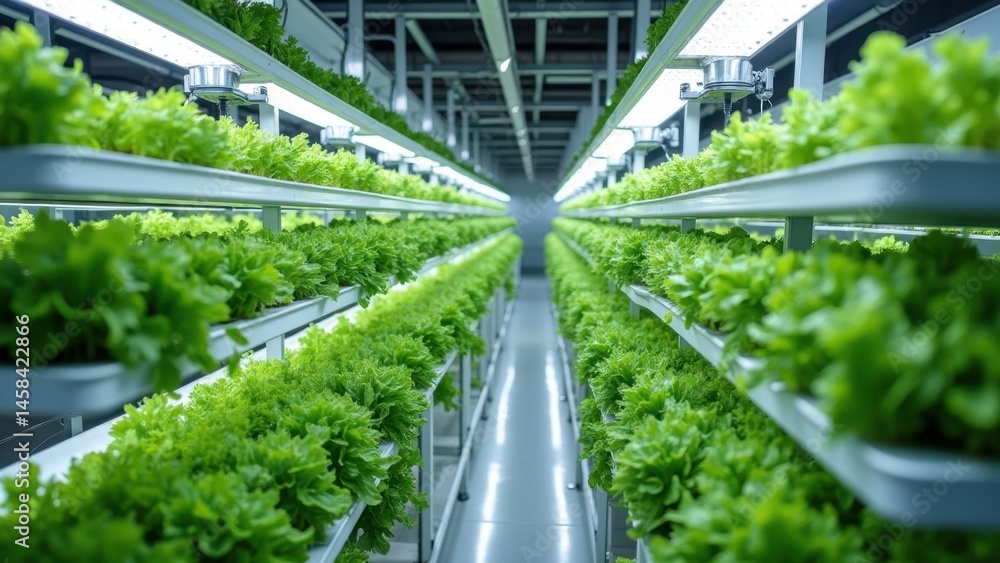 custom made wallpaper toronto digitalInnovative Controlled Vertical Hydroponic Farm with Lush Greenery