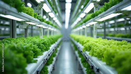 Controlled Environment for Vertical Hydroponic Farming in Action