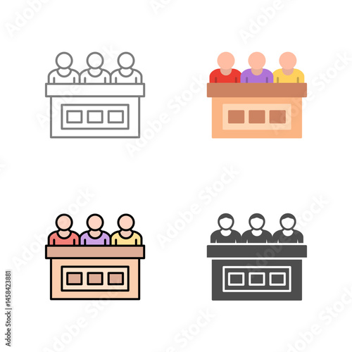 Jury Vector Icon