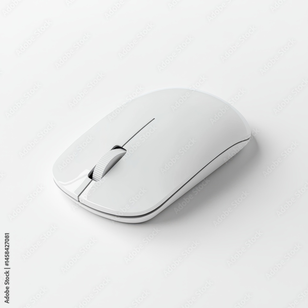 White wireless mouse computer accessory ergonomic design scroll wheel modern technology minimalist style pc White wireless mouse computer accessory ergonomic design scroll wheel modern technology minimalist style pc