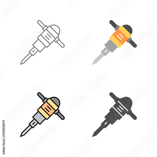 Drilling Machine Vector Icon