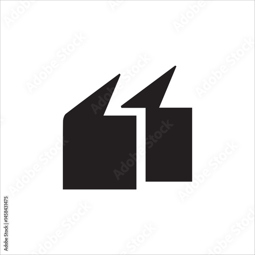 Quote mark collection. black quotes icon.Speech mark. inverted commas symbol. vector illustration eps 10.