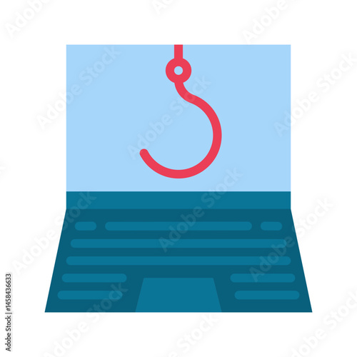 Data Phishing icon vector image. Suitable for mobile apps, web apps and print media.