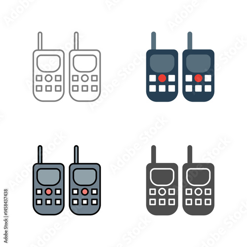 Walkie Talkie Vector Icon