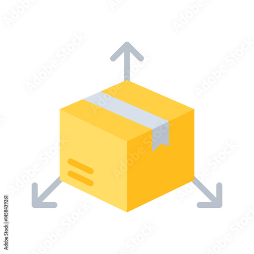 Size icon vector image. Suitable for mobile apps, web apps and print media.