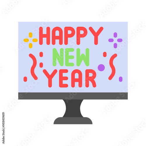 Tv Program icon vector image. Suitable for mobile apps, web apps and print media.