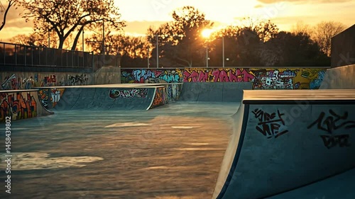 Sunset Skate Park: Graffiti, Ramps, and Golden Hour Vibes