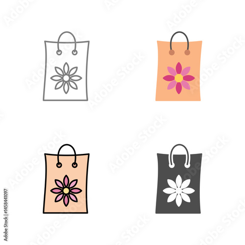 Pesticide Bags Vector Icon