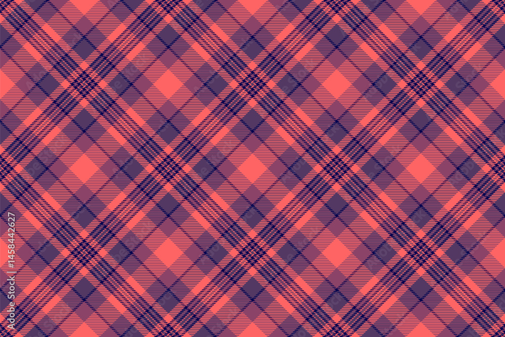 Elegant coral and navy plaid pattern. Perfect for textile design, fashion, backgrounds, or website assets. Elegant coral and navy plaid pattern. Perfect for textile design, fashion, backgrounds, or website assets.