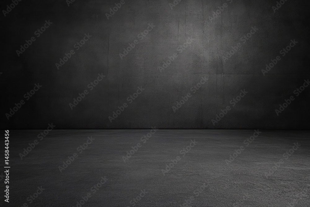 Empty dark concrete room Empty dark concrete room