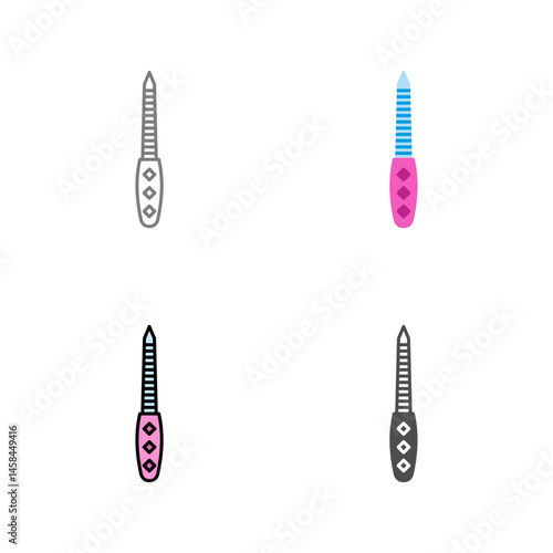 Nail File Vector Icon