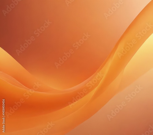 Swirling orange gradient, abstract background  Smooth curves create a vibrant, flowing pattern ,  dynamic,  orange pattern