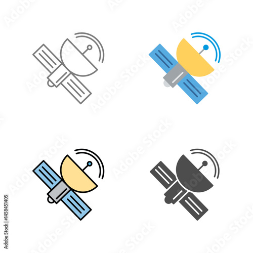 Satellite Vector Icon
