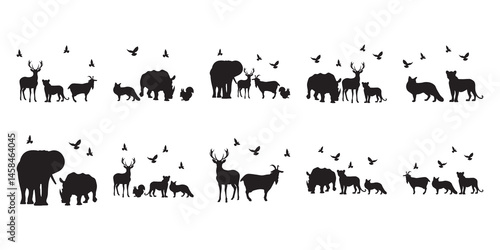Wildlife Animal Silhouette