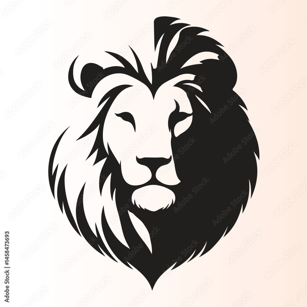 Lion Logo Illustration Vector Design Lion Logo Illustration Vector Design
