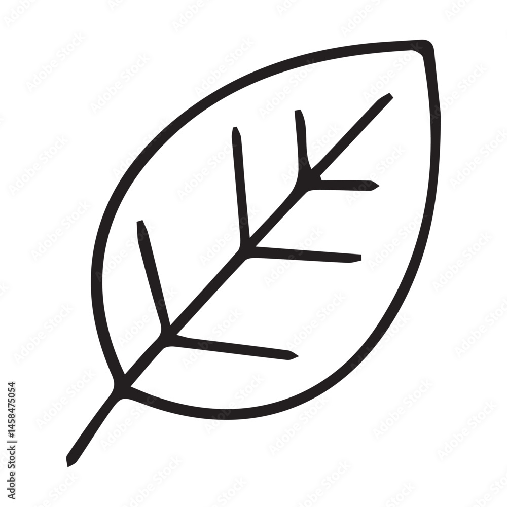 Vector leaf icon Vector leaf icon