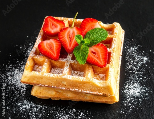 Obraz na płótnie Waffeln w salonie