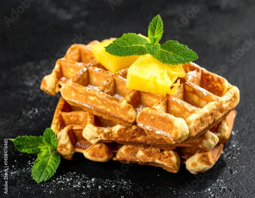 Obraz na płótnie Waffeln w salonie