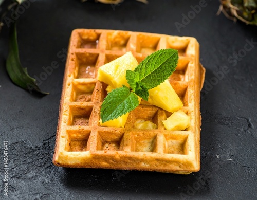 Obraz na płótnie Waffeln w salonie
