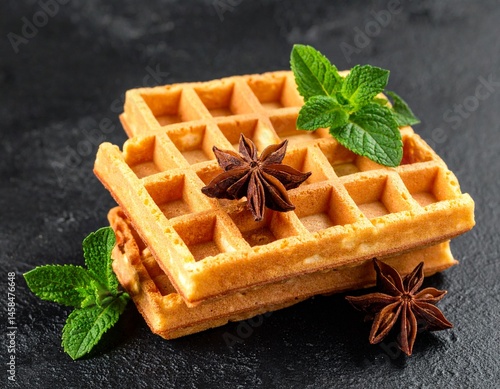 Obraz na płótnie Waffeln w salonie