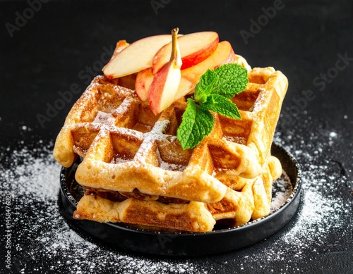 Obraz na płótnie Waffeln w salonie