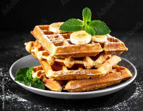 Obraz na płótnie Waffeln w salonie