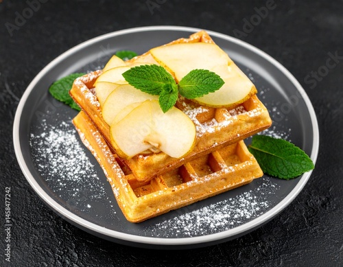 Obraz na płótnie Waffeln w salonie